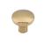 Top Knobs TK3050HB Ellis 1 1/4" Zinc Alloy Round/Mushroom Shape Julian Cabinet Knob in Honey Bronze