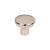 Top Knobs TK3050PN Ellis 1 1/4" Zinc Alloy Round/Mushroom Shape Julian Cabinet Knob in Polished Nickel