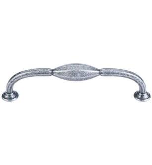 Top Knobs TK232BI Chareau 5 1/8" Center to Center Zinc Alloy D-Shaped Cabinet Pull in Black Iron