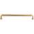 Top Knobs TK328HB Chareau 18" Center to Center Zinc Alloy Reeded Appliance Cabinet Pull in Honey Bronze