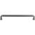 Top Knobs TK328AG Chareau 18" Center to Center Zinc Alloy Reeded Appliance Cabinet Pull in Ash Gray