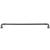 Top Knobs TK326AG Chareau 12" Center to Center Zinc Alloy Reeded Cabinet Pull in Ash Gray