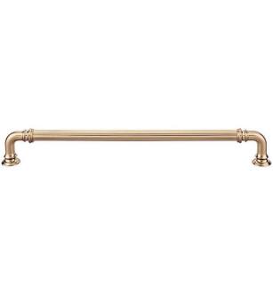 Top Knobs TK325HB Chareau 9" Center to Center Zinc Alloy Reeded Cabinet Pull in Honey Bronze