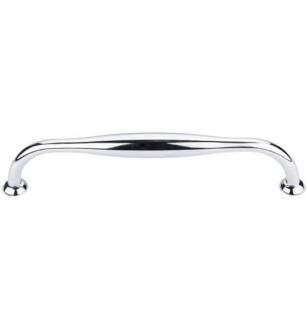 Top Knobs TK383PC Chareau 7 1/2" Center to Center Zinc Alloy Shrewsbury D-Shaped Cabinet Pull in Polished Chrome
