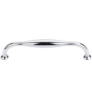 Top Knobs TK382PC Chareau 6 3/8" Center to Center Zinc Alloy Shrewsbury D-Shaped Cabinet Pull in Polished Chrome