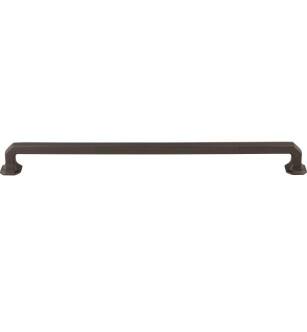 Top Knobs TK292AG Chareau 12" Center to Center Zinc Alloy Emerald Appliance Cabinet Pull in Ash Gray