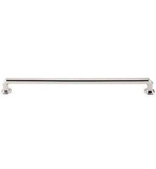 Top Knobs TK291PN Chareau 12" Center to Center Zinc Alloy Emerald Cabinet Pull in Polished Nickel