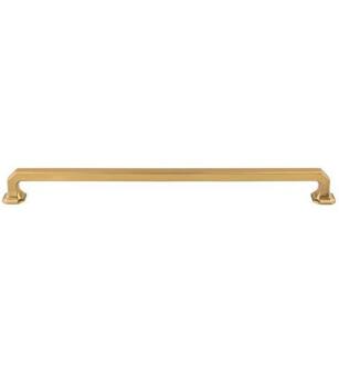 Top Knobs TK291HB Chareau 12" Center to Center Zinc Alloy Emerald Cabinet Pull in Honey Bronze