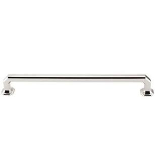 Top Knobs TK290PN Chareau 9" Center to Center Zinc Alloy Emerald Cabinet Pull in Polished Nickel