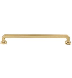 Top Knobs TK290HB Chareau 9" Center to Center Zinc Alloy Emerald Cabinet Pull in Honey Bronze