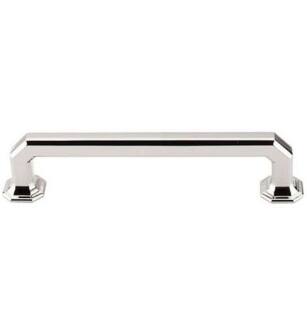 Top Knobs TK288PN Chareau 5" Center to Center Zinc Alloy Emerald Cabinet Pull in Polished Nickel