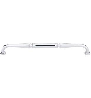 Top Knobs TK344PC Chareau 9" Center to Center Zinc Alloy Chalet Cabinet Pull in Polished Chrome