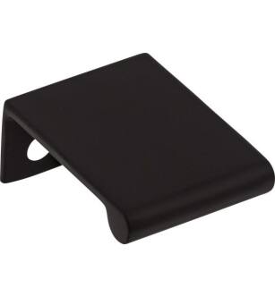 Top Knobs TK500BLK Mercer 5/8" Center to Center Zinc Alloy Europa Tab Cabinet Pull in Flat Black