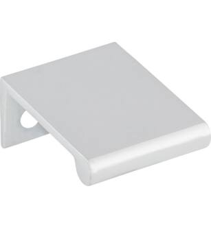 Top Knobs TK500PC Mercer 5/8" Center to Center Zinc Alloy Europa Tab Cabinet Pull in Polished Chrome