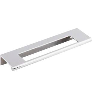 Top Knobs TK521PC Mercer 5" Center to Center Zinc Alloy Europa Cut Out Tab Cabinet Pull in Polished Chrome