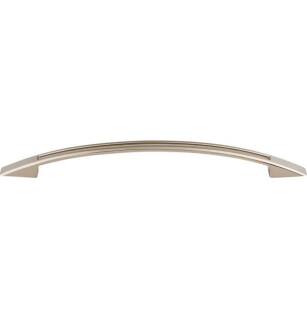 Top Knobs TK621PN Mercer 7 1/2" Center to Center Zinc Alloy Tango Cut Out Cabinet Pull in Polished Nickel