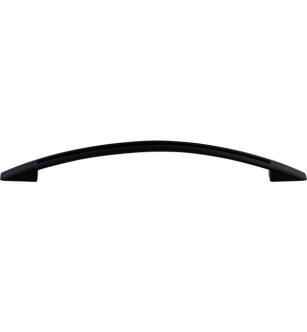 Top Knobs TK621BLK Mercer 7 1/2" Center to Center Zinc Alloy Tango Cut Out Cabinet Pull in Flat Black