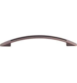 Top Knobs TK620UM Mercer 6 3/8" Center to Center Zinc Alloy Tango Cut Out Cabinet Pull in Umbrio