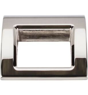 Top Knobs TK616PN Mercer 1 1/2" Center to Center Zinc Alloy Tango Finger Cabinet Pull in Polished Nickel