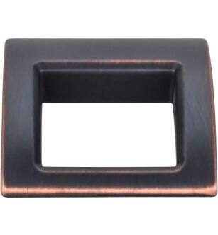 Top Knobs TK616UM Mercer 1 1/2" Center to Center Zinc Alloy Tango Finger Cabinet Pull in Umbrio