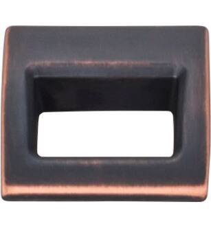 Top Knobs TK615UM Mercer 1 1/8" Center to Center Zinc Alloy Tango Finger Cabinet Pull in Umbrio