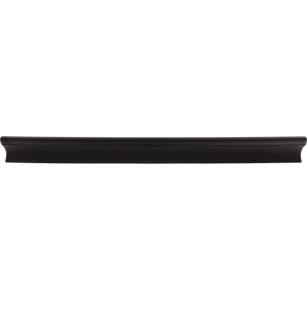 Top Knobs TK557BLK Mercer 10" Center to Center Zinc Alloy Glacier Cabinet Pull in Flat Black