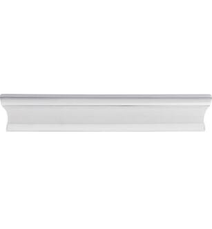 Top Knobs TK554PC Mercer 5" Center to Center Zinc Alloy Glacier Cabinet Pull in Polished Chrome