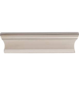 Top Knobs TK553PN Mercer 3" Center to Center Zinc Alloy Glacier Cabinet Pull in Polished Nickel