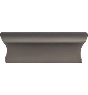 Top Knobs TK552AG Mercer 2" Center to Center Zinc Alloy Glacier Cabinet Pull in Ash Gray