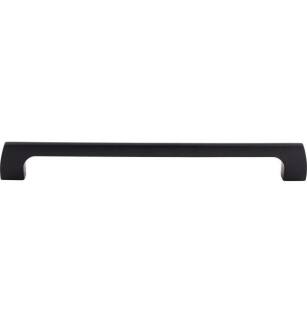 Top Knobs TK548BLK Mercer 12" Center to Center Zinc Alloy Holland Appliance Cabinet Pull in Flat Black