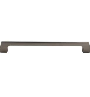 Top Knobs TK548AG Mercer 12" Center to Center Zinc Alloy Holland Appliance Cabinet Pull in Ash Gray