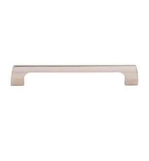 Top Knobs TK545PN Mercer 6 3/8" Center to Center Zinc Alloy Holland Cabinet Pull in Polished Nickel