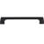 Top Knobs TK545BLK Mercer 6 3/8" Center to Center Zinc Alloy Holland Cabinet Pull in Flat Black