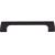 Top Knobs TK544BLK Mercer 5 1/8" Center to Center Zinc Alloy Holland Cabinet Pull in Flat Black