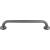 Top Knobs TK595AG Mercer 6 3/8" Center to Center Zinc Alloy Oculus Oval Cabinet Pull in Ash Gray