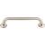 Top Knobs TK594PN Mercer 5 1/8" Center to Center Zinc Alloy Oculus Oval Cabinet Pull in Polished Nickel
