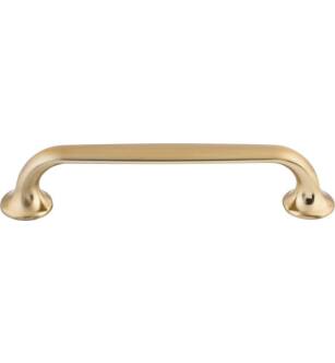 Top Knobs TK594HB Mercer 5 1/8" Center to Center Zinc Alloy Oculus Oval Cabinet Pull in Honey Bronze