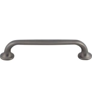 Top Knobs TK594AG Mercer 5 1/8" Center to Center Zinc Alloy Oculus Oval Cabinet Pull in Ash Gray