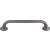 Top Knobs TK594AG Mercer 5 1/8" Center to Center Zinc Alloy Oculus Oval Cabinet Pull in Ash Gray