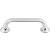Top Knobs TK593PC Mercer 3 3/4" Center to Center Zinc Alloy Oculus Oval Cabinet Pull in Polished Chrome