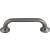 Top Knobs TK593AG Mercer 3 3/4" Center to Center Zinc Alloy Oculus Oval Cabinet Pull in Ash Gray