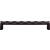 Top Knobs TK563BLK Mercer 6 3/8" Center to Center Zinc Alloy Quilted Cabinet Pull in Flat Black