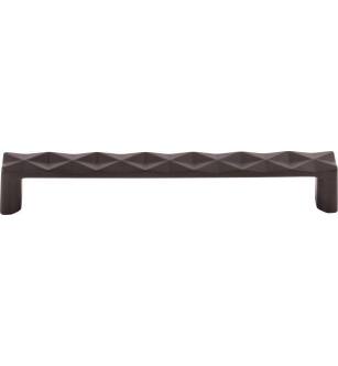 Top Knobs TK563SAB Mercer 6 3/8" Center to Center Zinc Alloy Quilted Cabinet Pull in Sable
