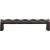 Top Knobs TK562BLK Mercer 5 1/8" Center to Center Zinc Alloy Quilted Cabinet Pull in Flat Black