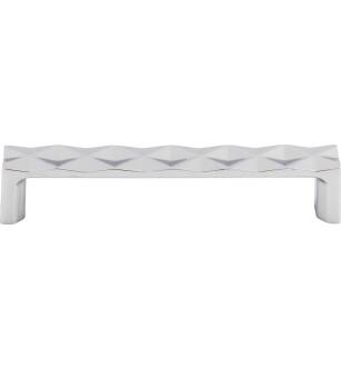 Top Knobs TK562PC Mercer 5 1/8" Center to Center Zinc Alloy Quilted Cabinet Pull in Polished Chrome