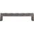 Top Knobs TK562AG Mercer 5 1/8" Center to Center Zinc Alloy Quilted Cabinet Pull in Ash Gray