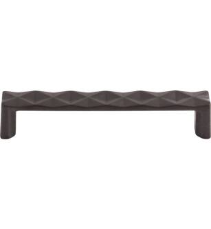 Top Knobs TK562SAB Mercer 5 1/8" Center to Center Zinc Alloy Quilted Cabinet Pull in Sable