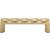 Top Knobs TK561HB Mercer 3 3/4" Center to Center Zinc Alloy Quilted Cabinet Pull in Honey Bronze