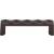 Top Knobs TK561SAB Mercer 3 3/4" Center to Center Zinc Alloy Quilted Cabinet Pull in Sable