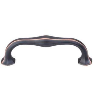 Top Knobs TK714UM Transcend 3 3/4" Center to Center Spectrum Handle Cabinet Pull in Umbrio